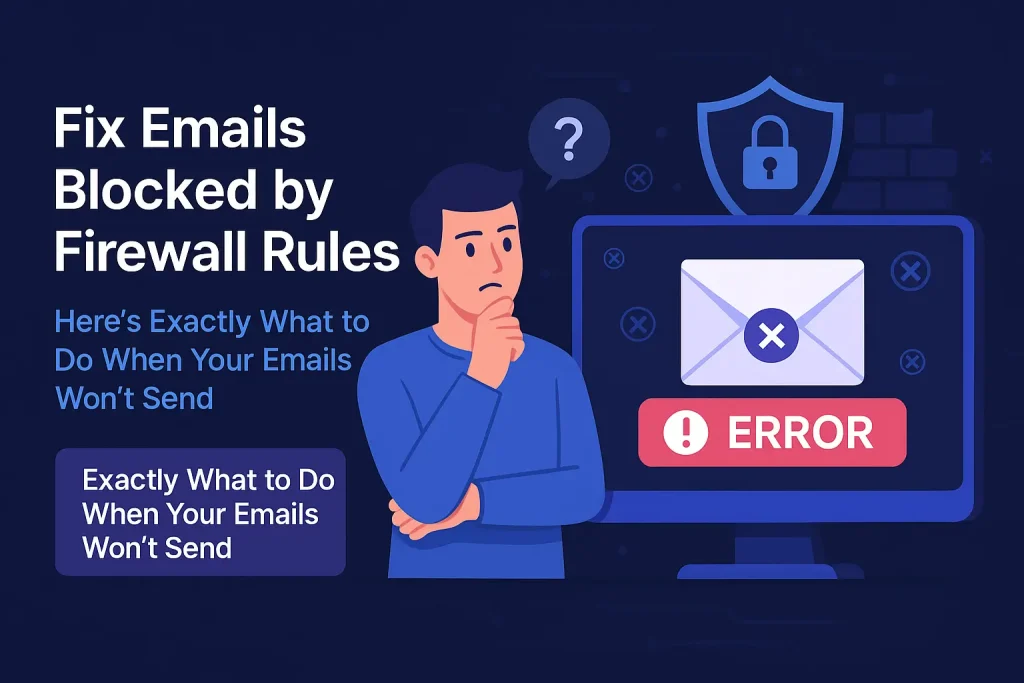 Fix Emails Blocked by Firewall Rules: Here’s Exactly What to Do When Your Emails Won’t Send